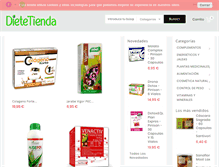 Tablet Screenshot of dietetienda.com